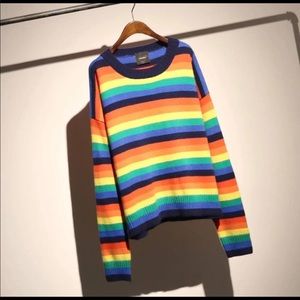 🍭🍭🌈rainbow stripped sweater